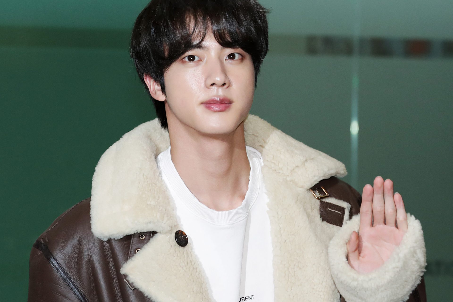 'Hug meet' drama for BTS' Jin after military release
