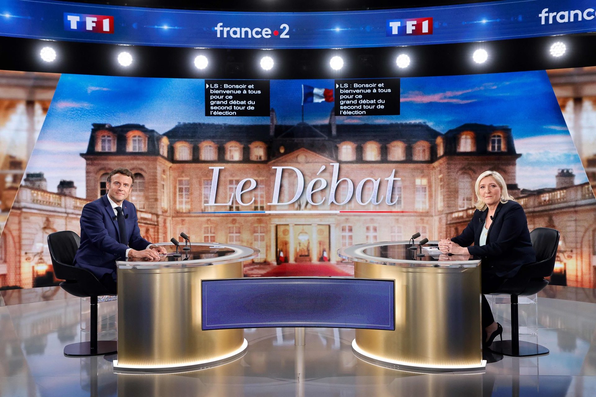 Marine Le Pen deux fois au second tour