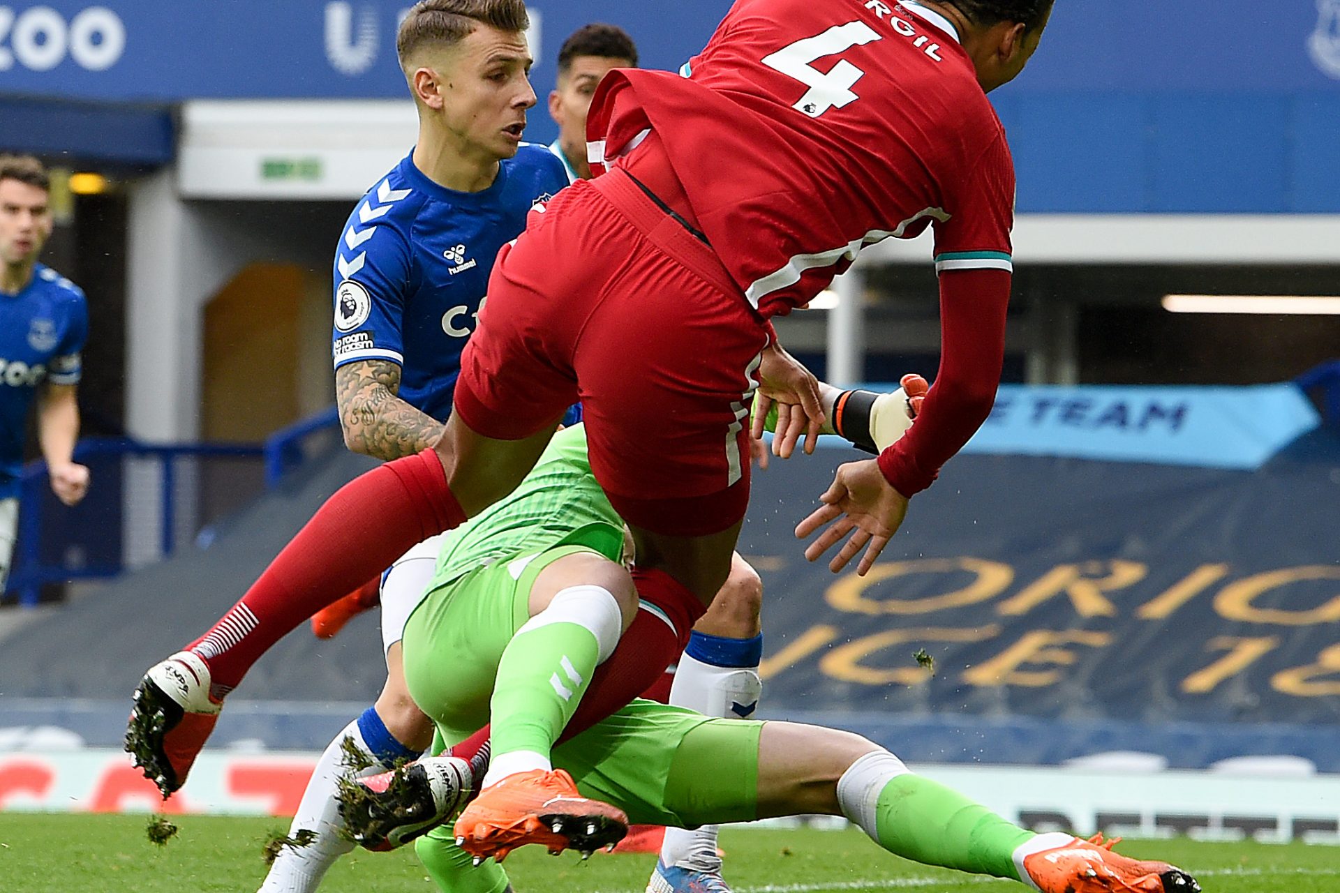 4. Virgil van Dijk's season ender - Liverpool vs Everton 2020
