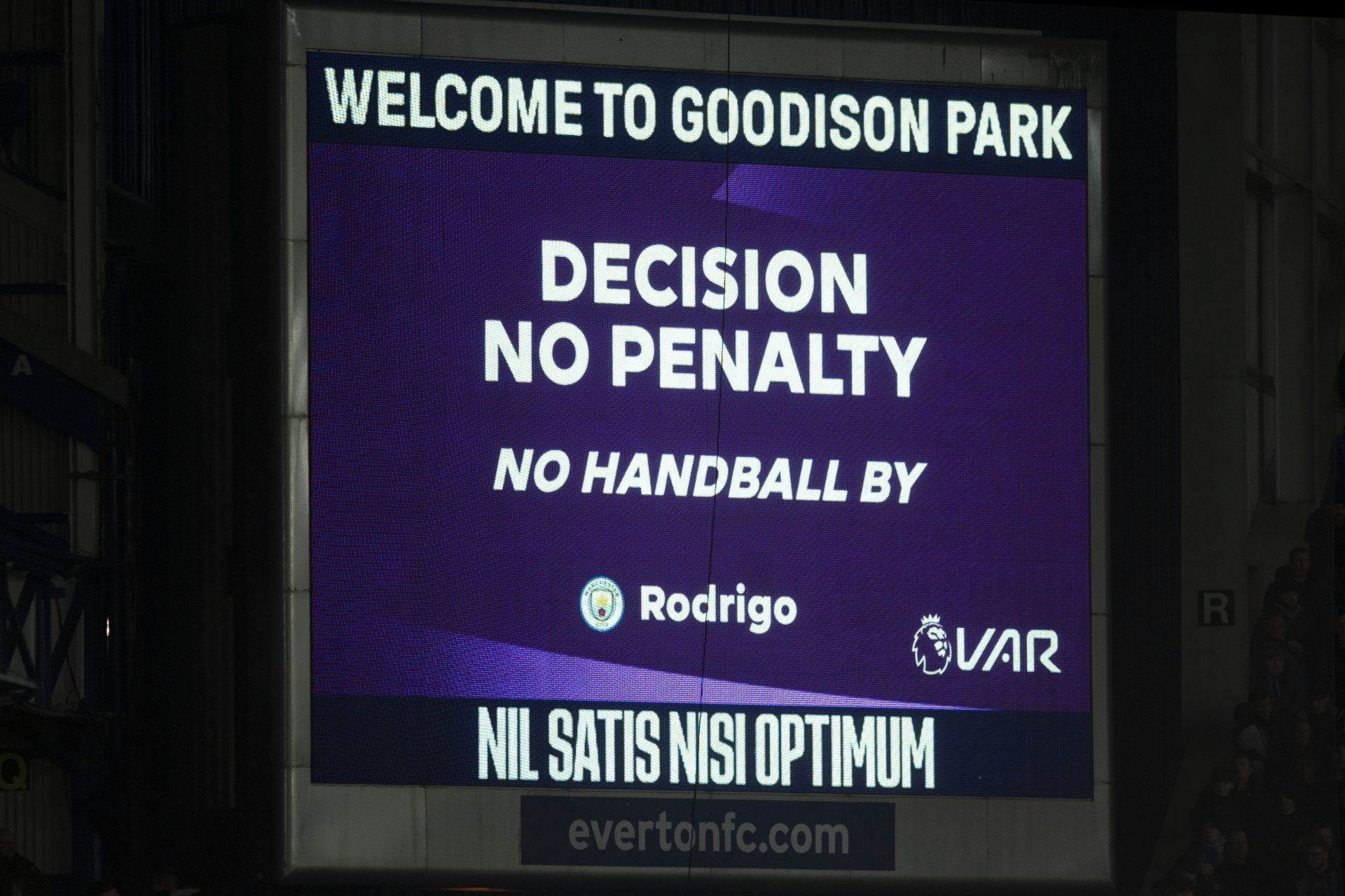 5. Rodri’s handball - Manchester City vs Everton 2022