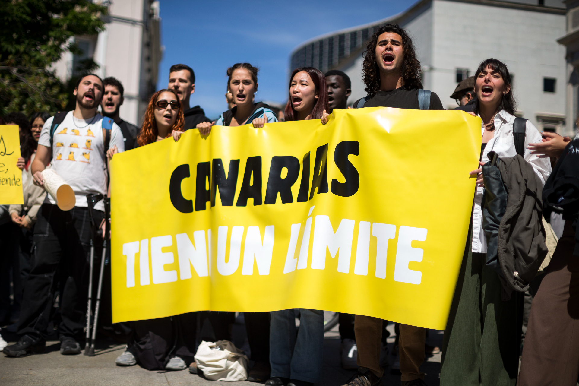 Protestos nas Ilhas Canárias 