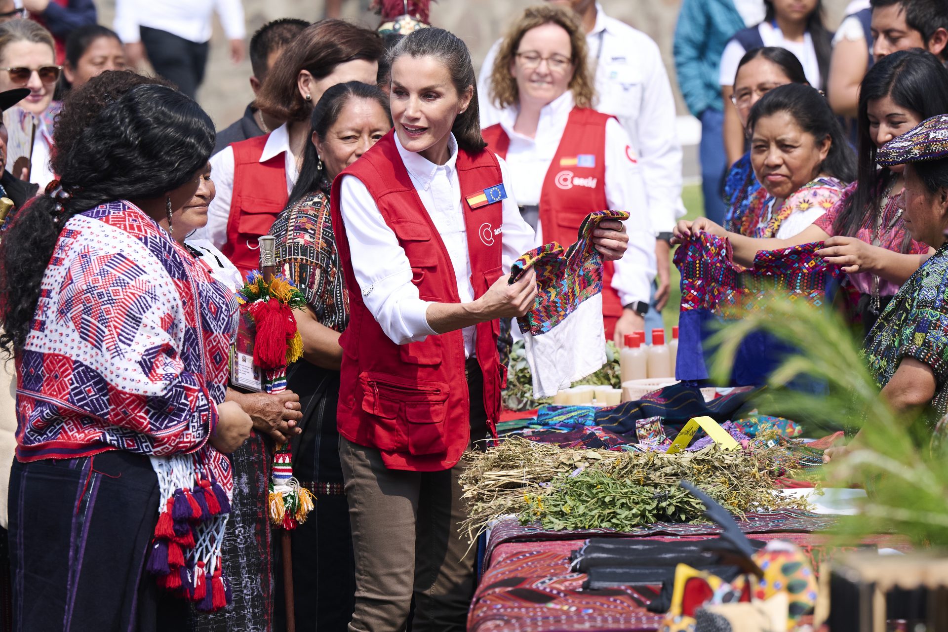 El viaje de la reina Letizia a Guatemala en imágenes