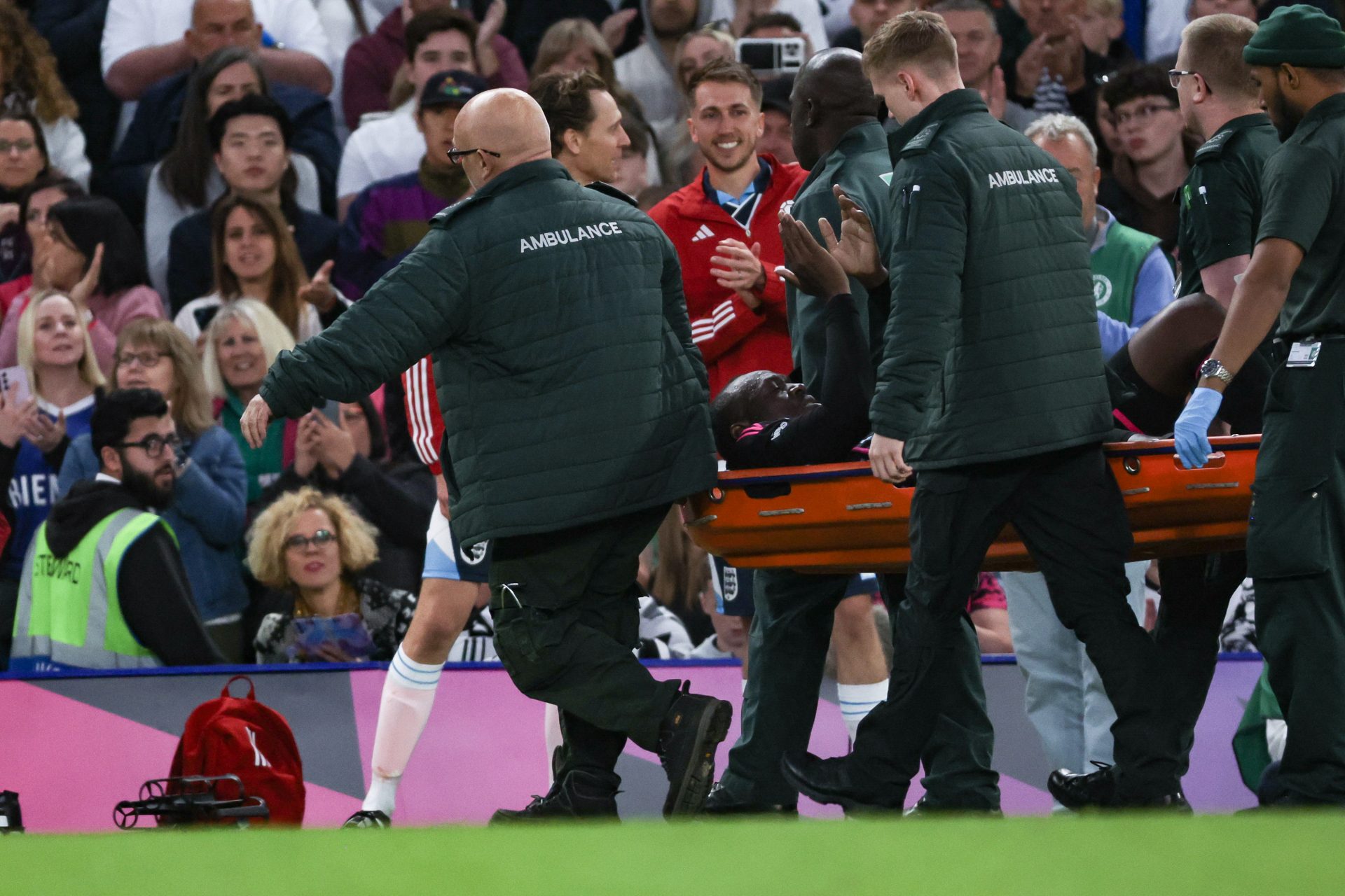 Usain Bolt leaves Soccer Aid on stretcher after suffering serious injury