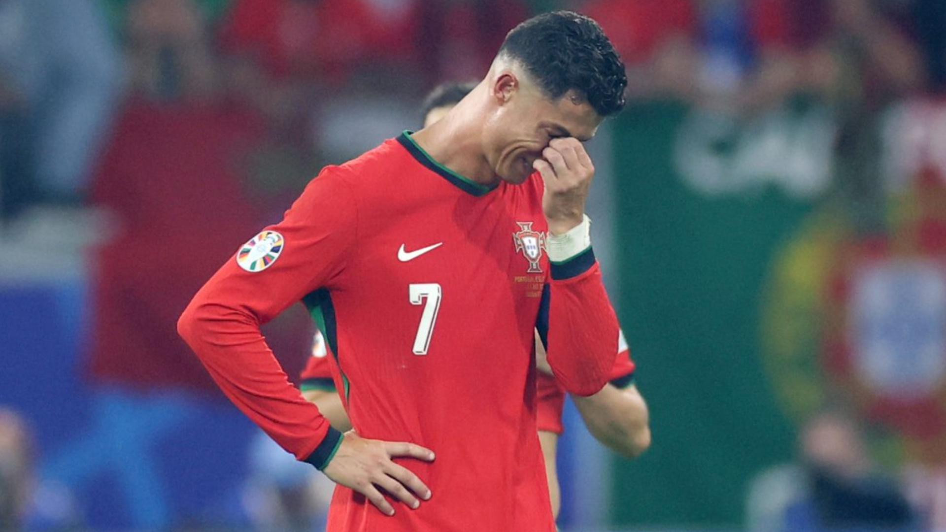 Eurocopa: o possível erro de arbitragem que fez Cristiano Ronaldo chorar