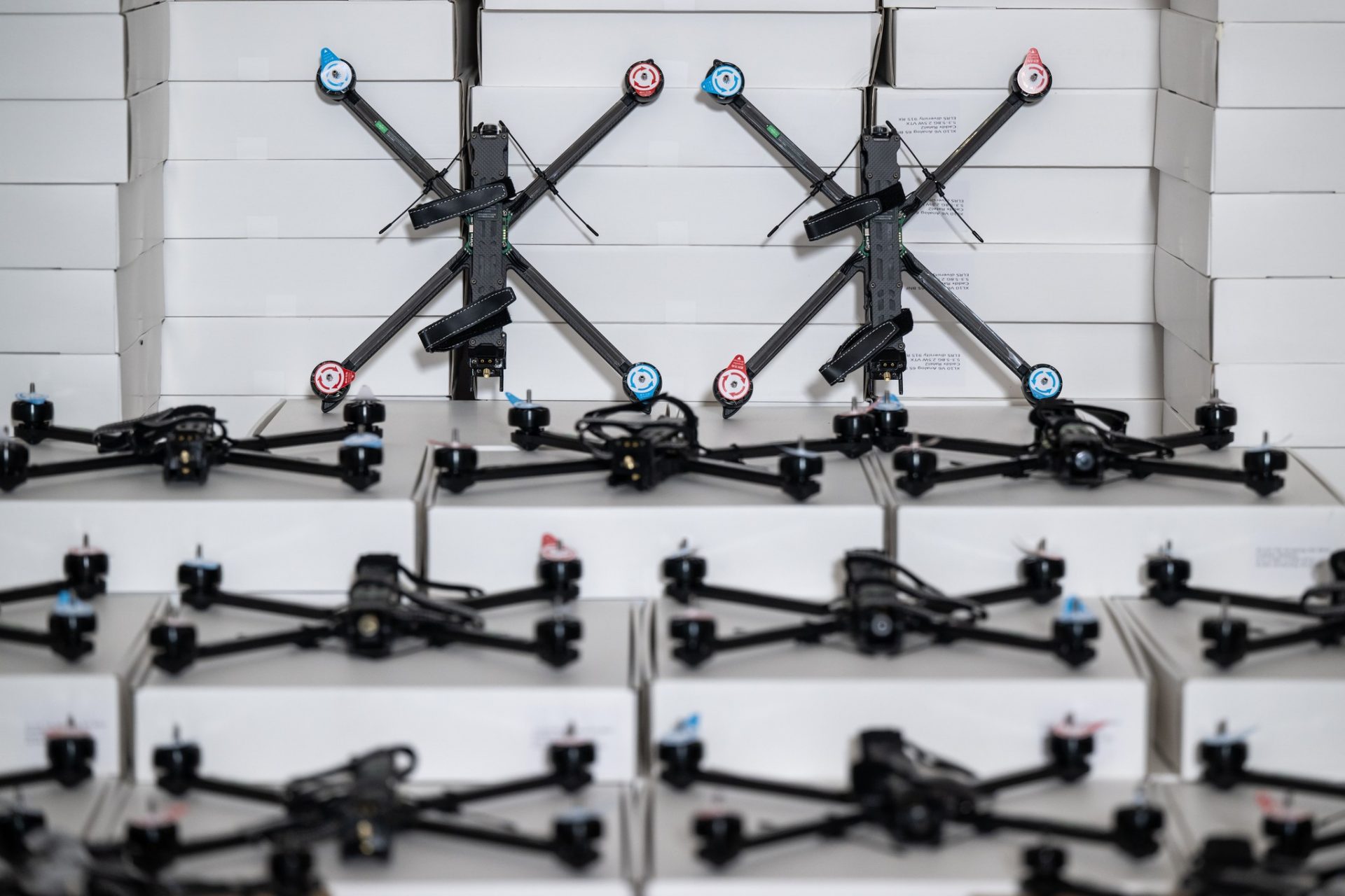 Drones equipados con miras térmicas 