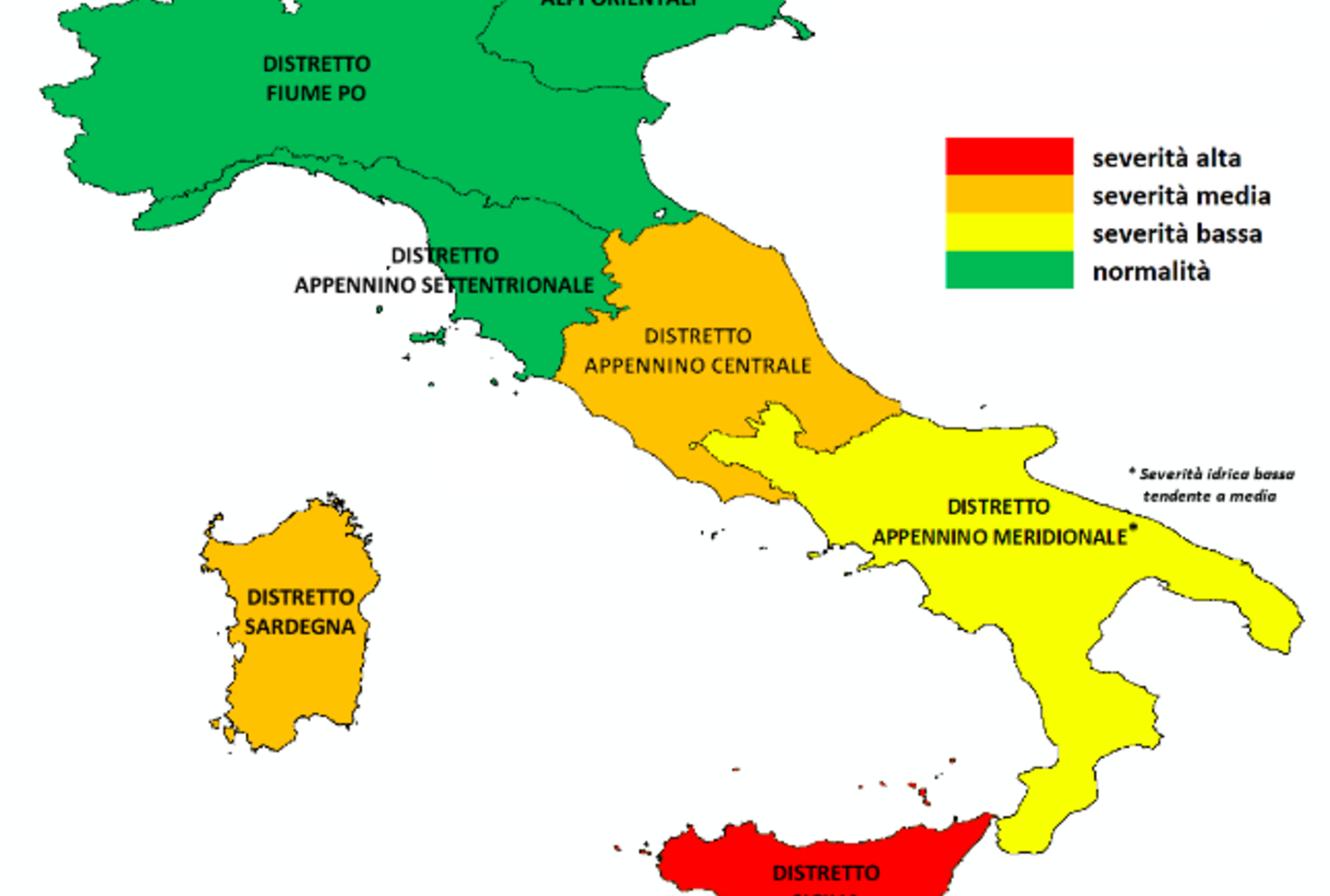 Sicilia, en riesgo extremo