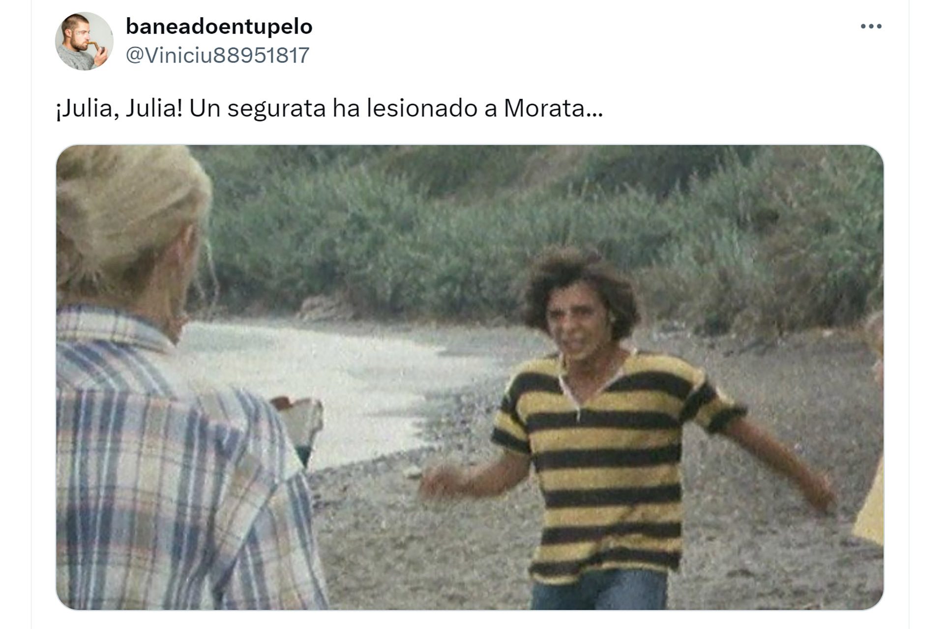 Un segurata casi lesiona a Álvaro Morata