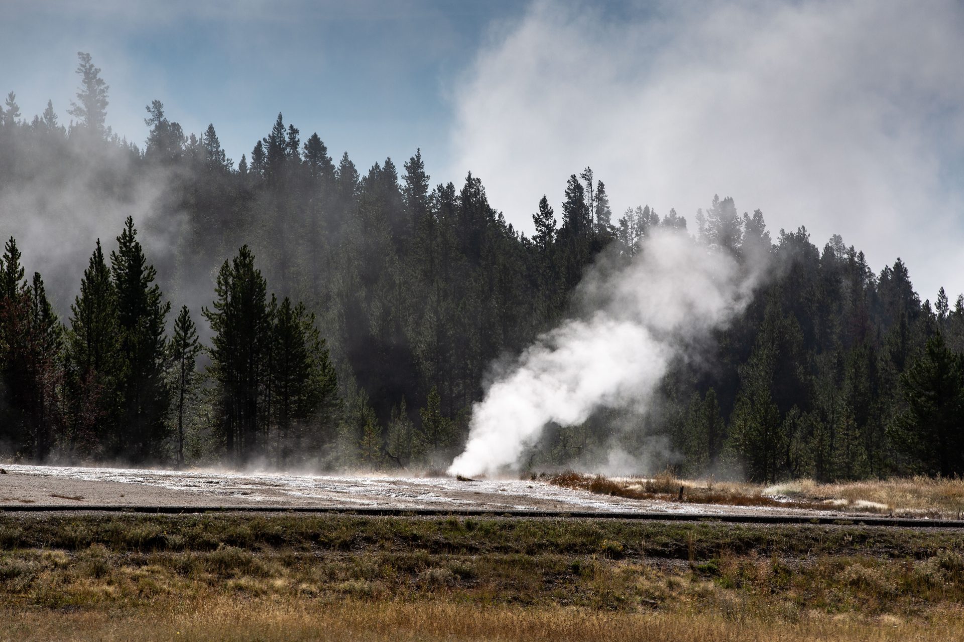 Parque Nacional de Yellowstone en Estados Unidos