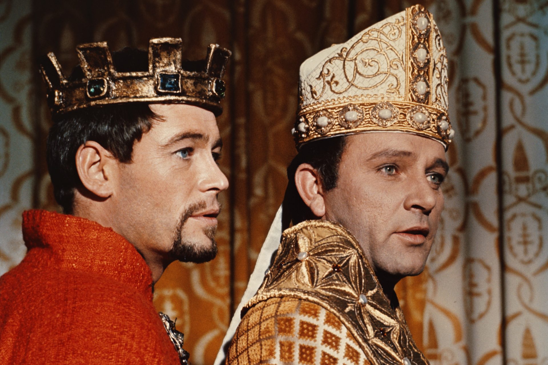 Peter O'Toole as King Henry II in 'Becket' (1964) and 'The Lion in Winter' (1968)