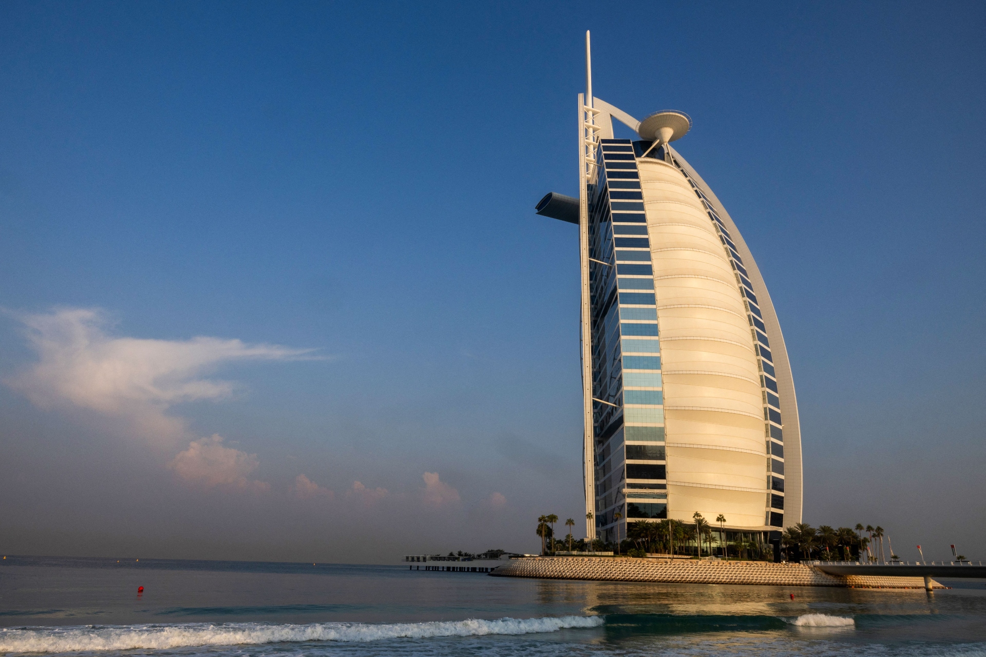 Burj Al Arab Jumeirah en Dubái, Emiratos Árabes Unidos 