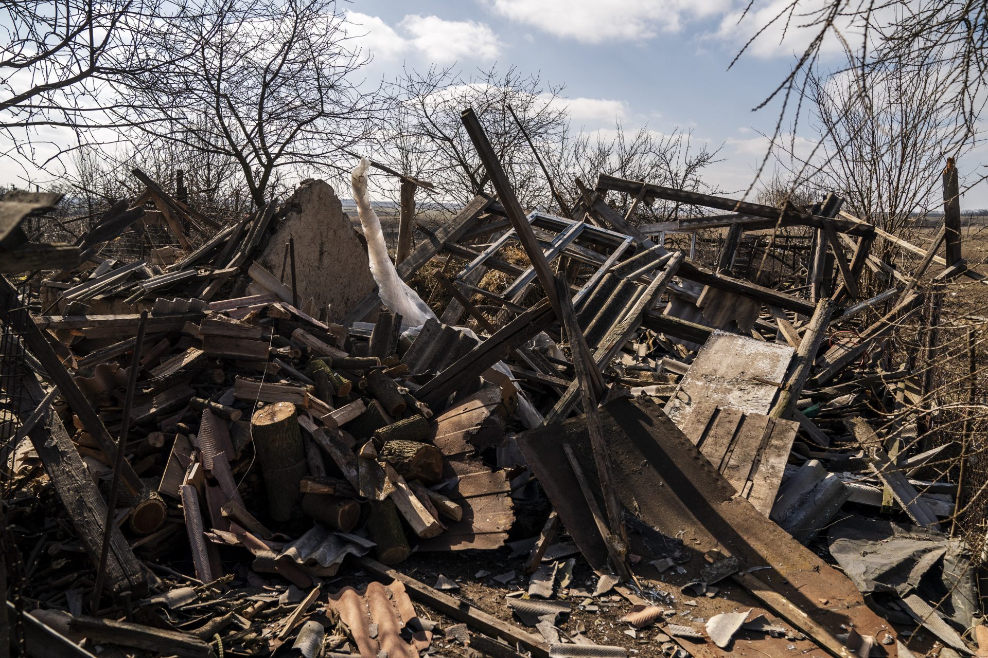 Novomykhailivka ha sido totalmente destruida