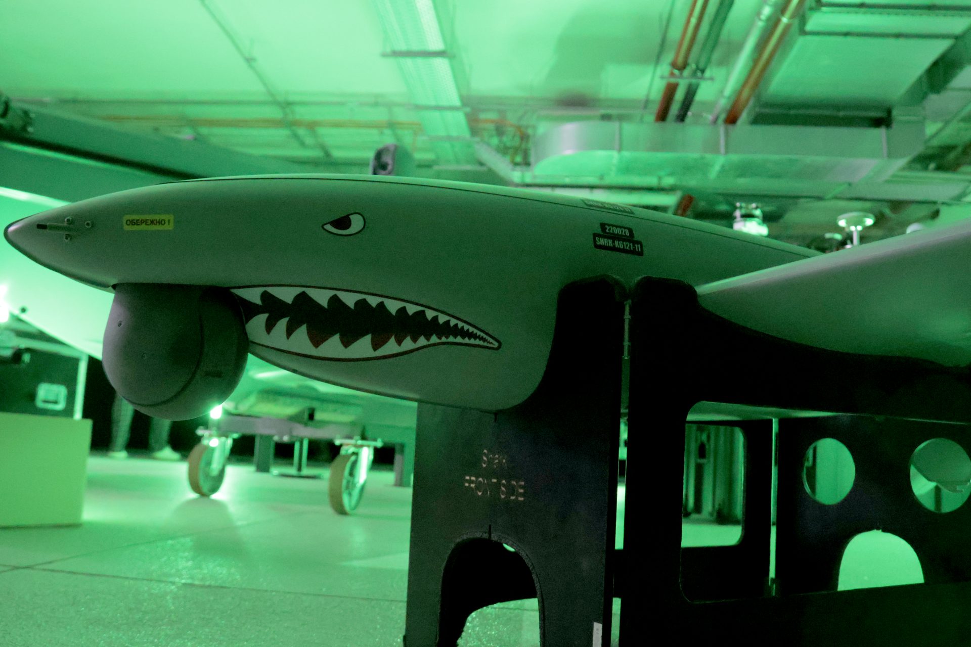 Trouvé par un drone ukrainien Shark
