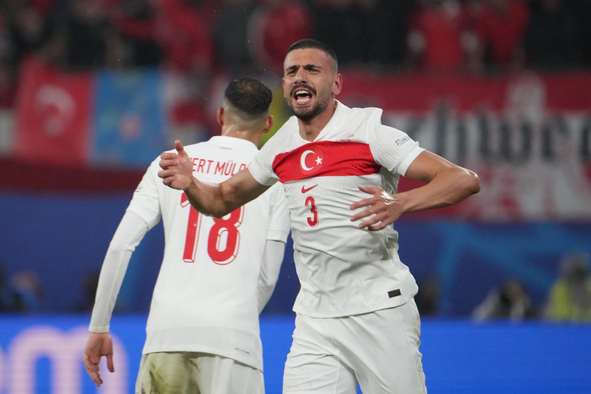 Escándalo en la EURO: este ha sido el siniestro gesto del turco Demiral al marcar un gol