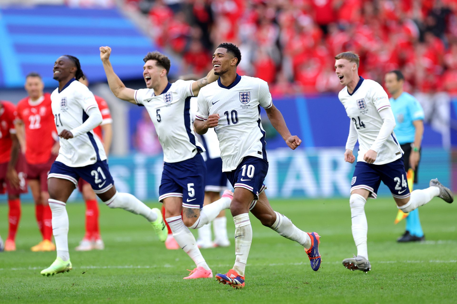 Unterstützung für die Three Lions