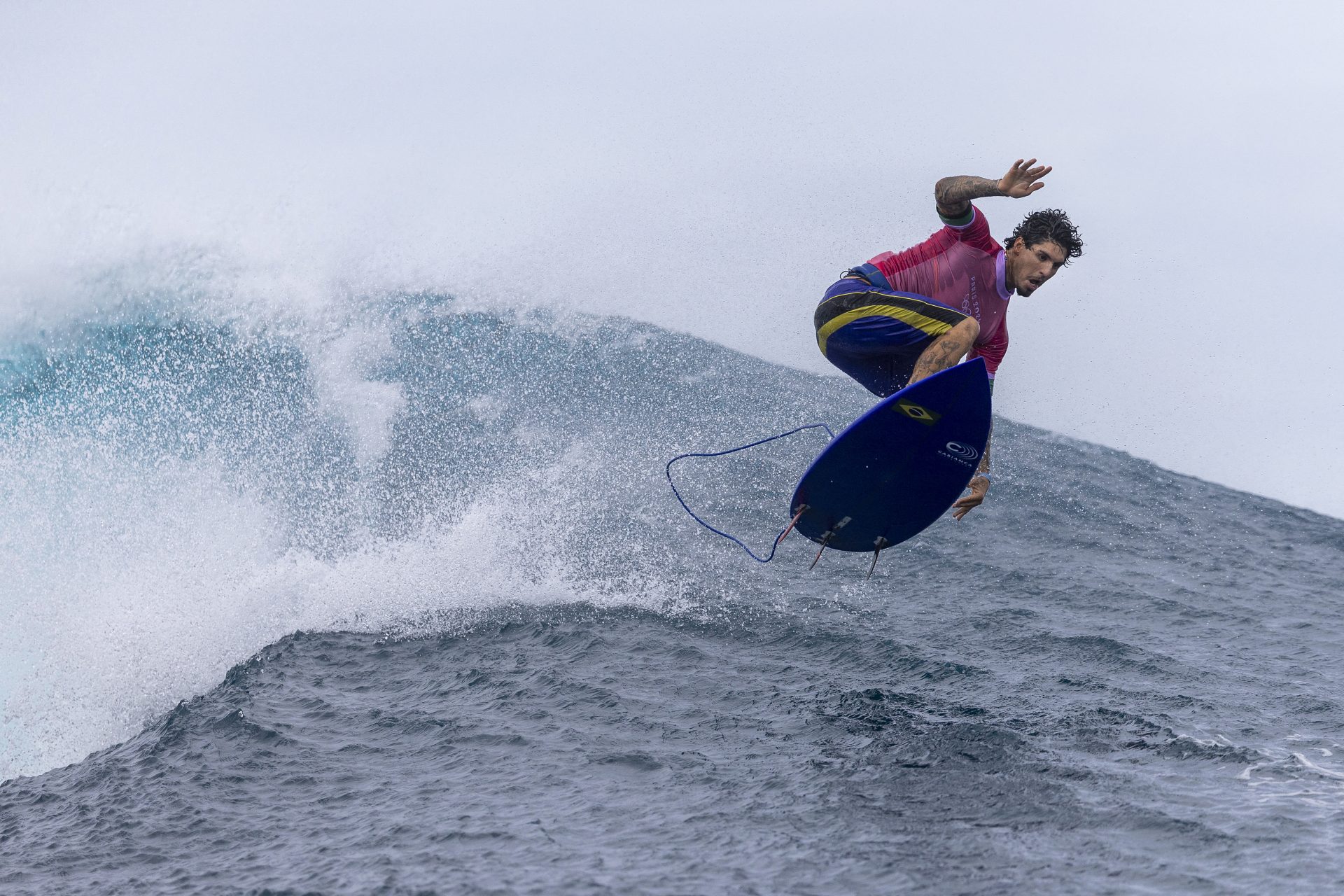 Olympisches Surfen auf Tahiti