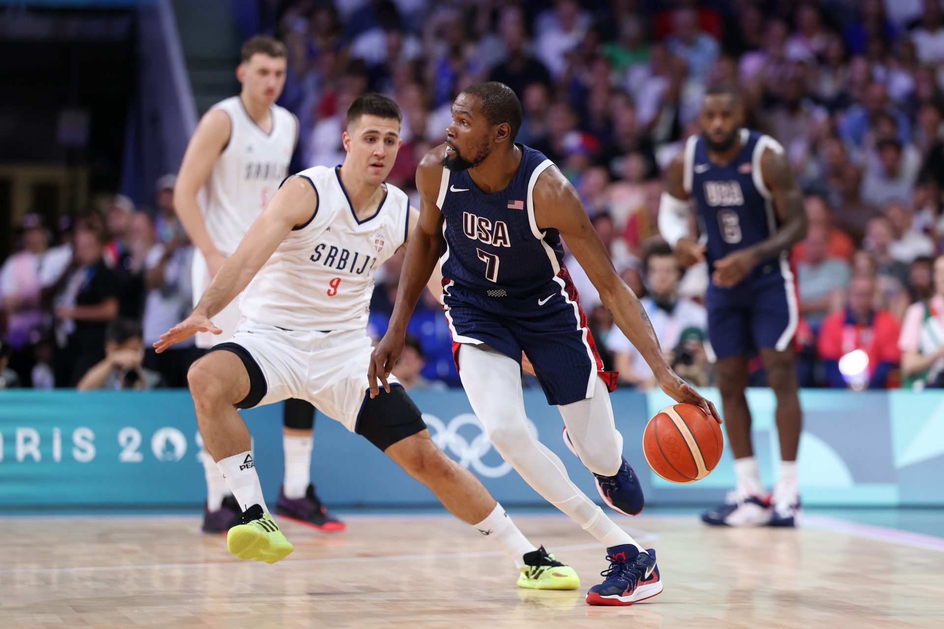 Fans are still buzzing about Kevin Durant's perfect half against Serbia