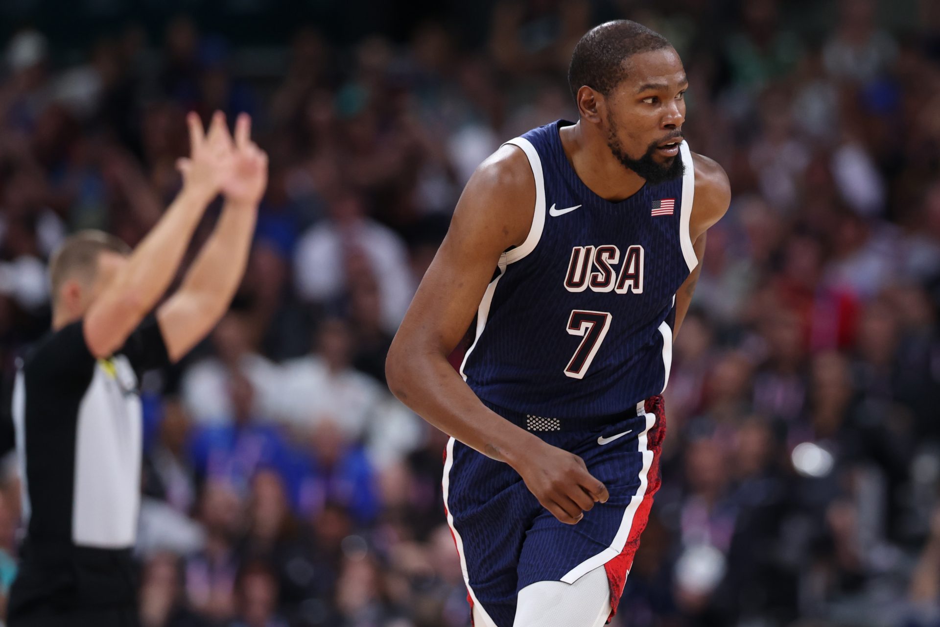 Reaction to Kevin Durant’s sensational perfect half against Serbia