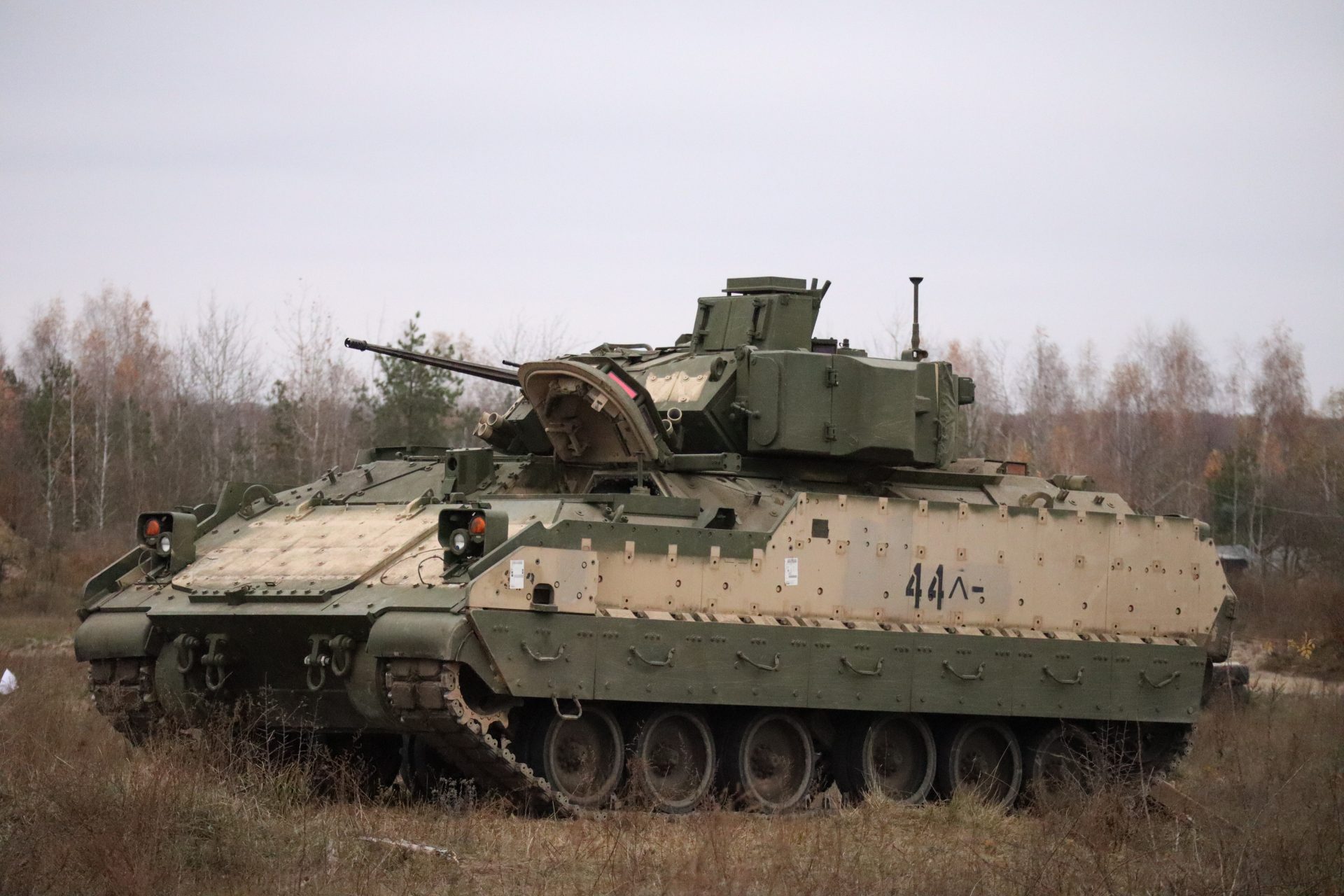 Remember when a Ukrainian M2 Bradley battled it out with two Russian armored vehicles?