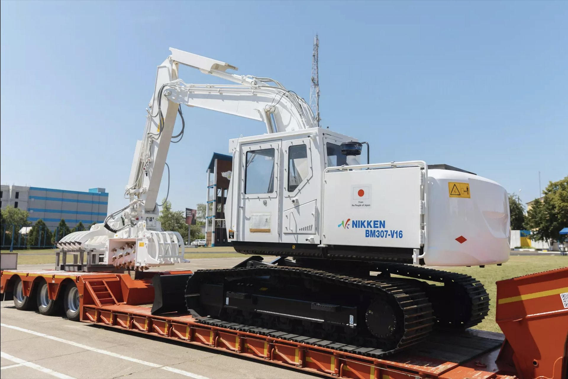 Nikken Corp. mine-clearing excavators