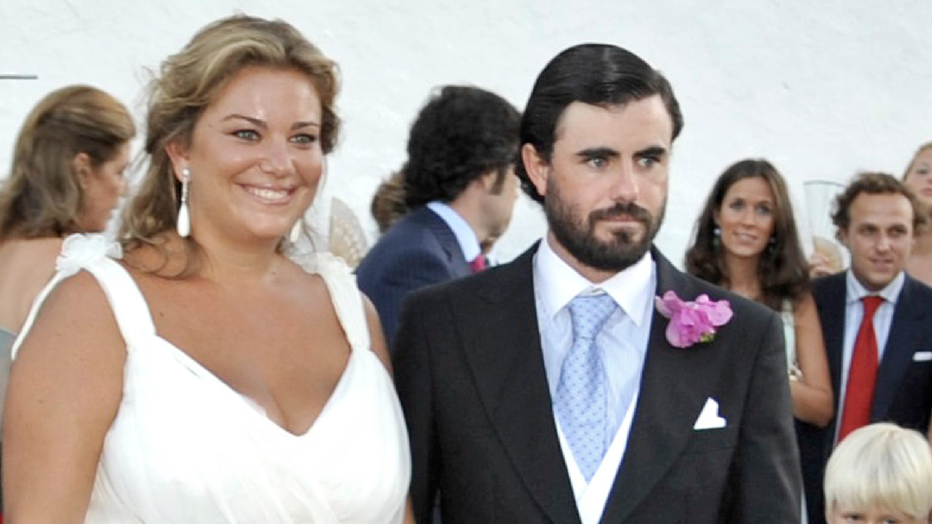 Caritina Goyanes se casó en 2008 con el empresario Antonio Matos Salazar