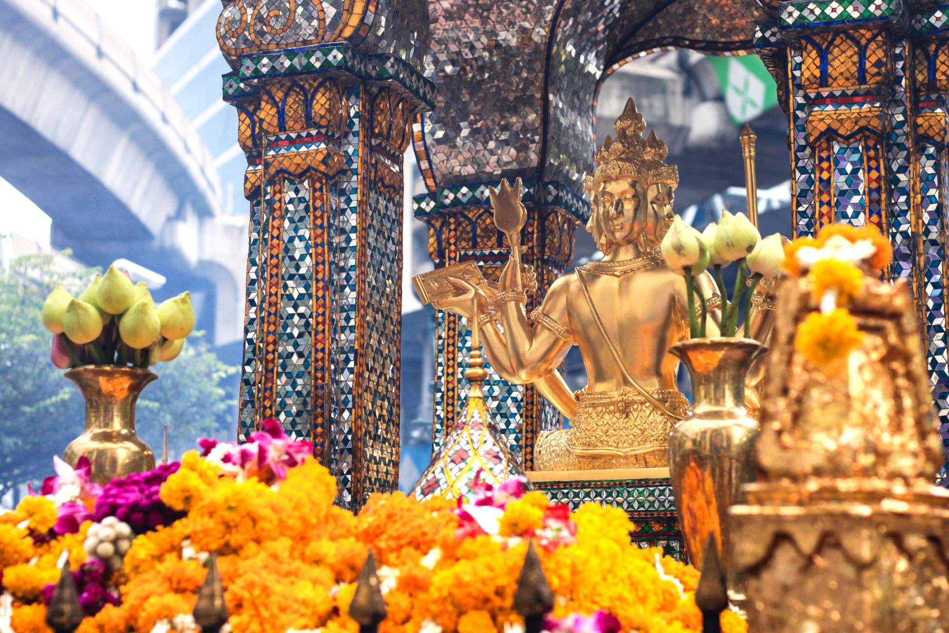 Templo Erawan (Bangkok, Tailandia)