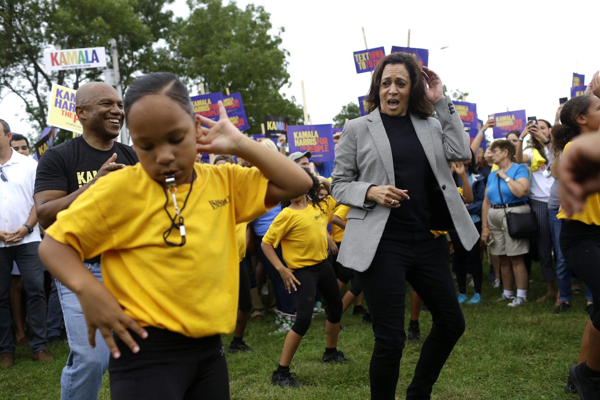 Win a dance-off against the other — Harris Wins