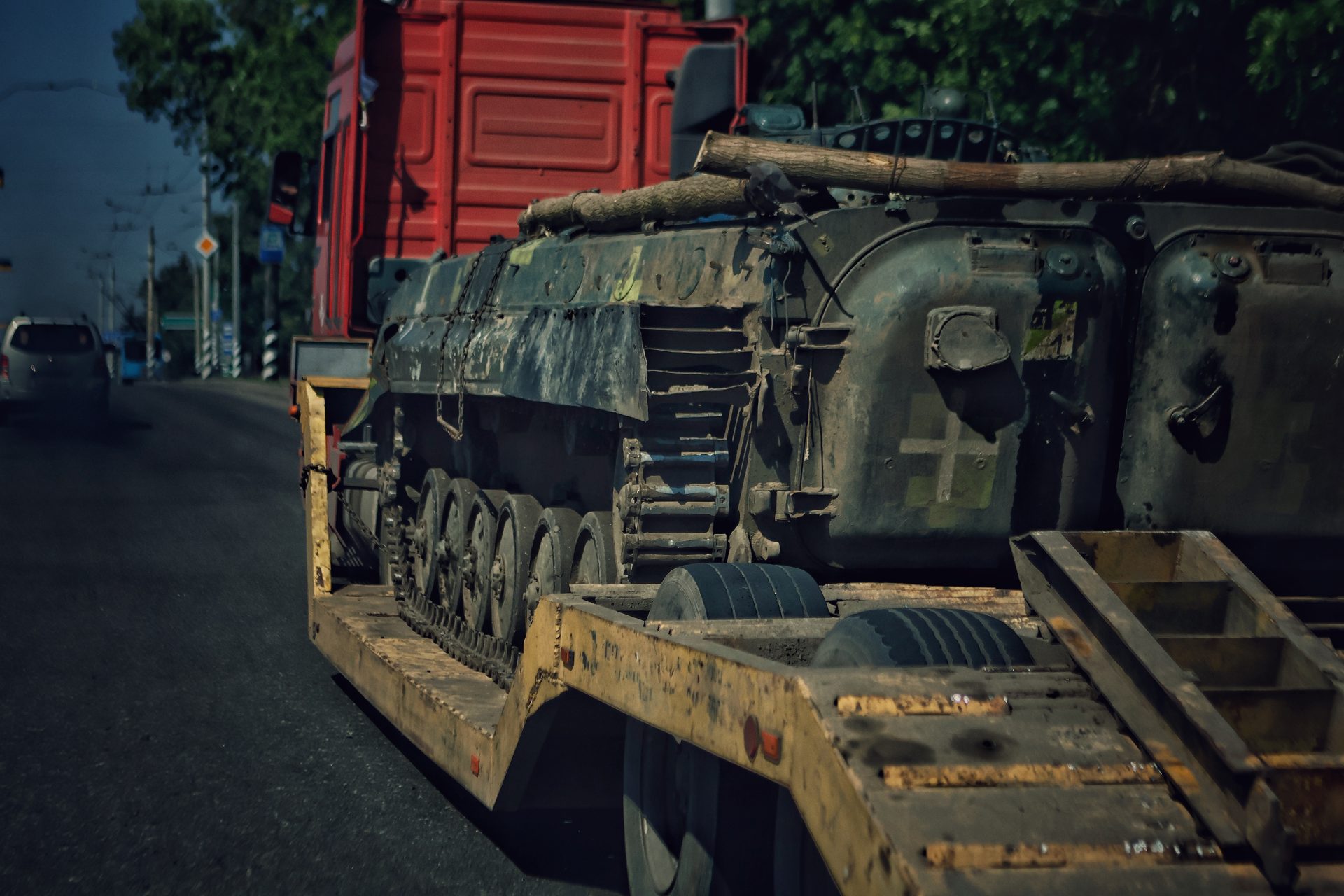 戦車の車体を利用か