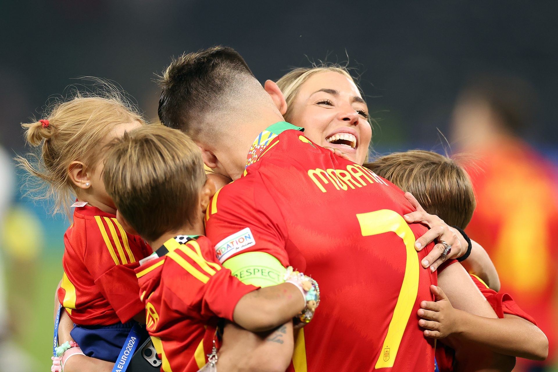 Hace un mes se les veía así de acaramelados celebrando al triunfo de España en la Eurocopa