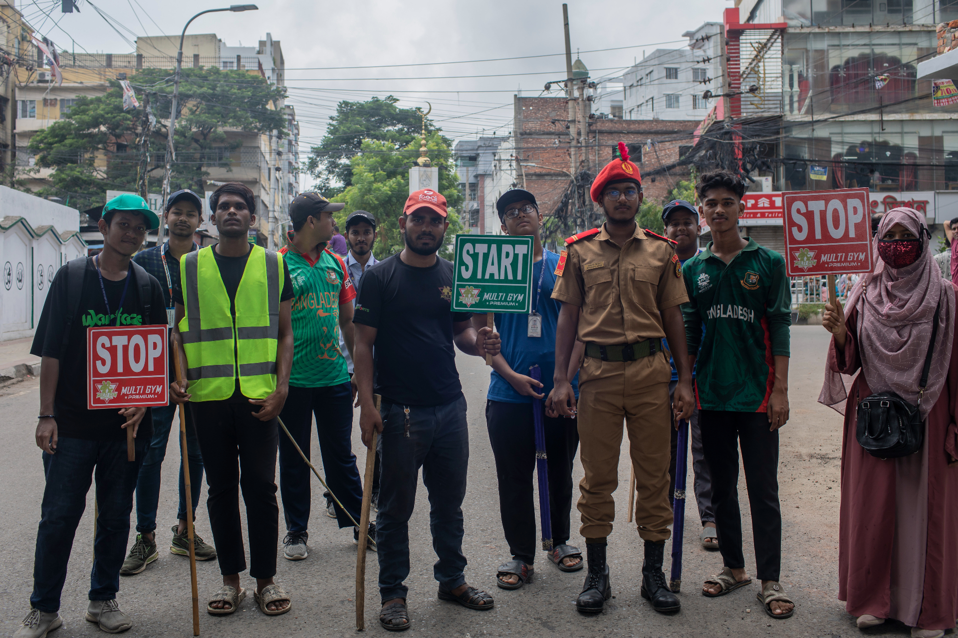 Students on the front line