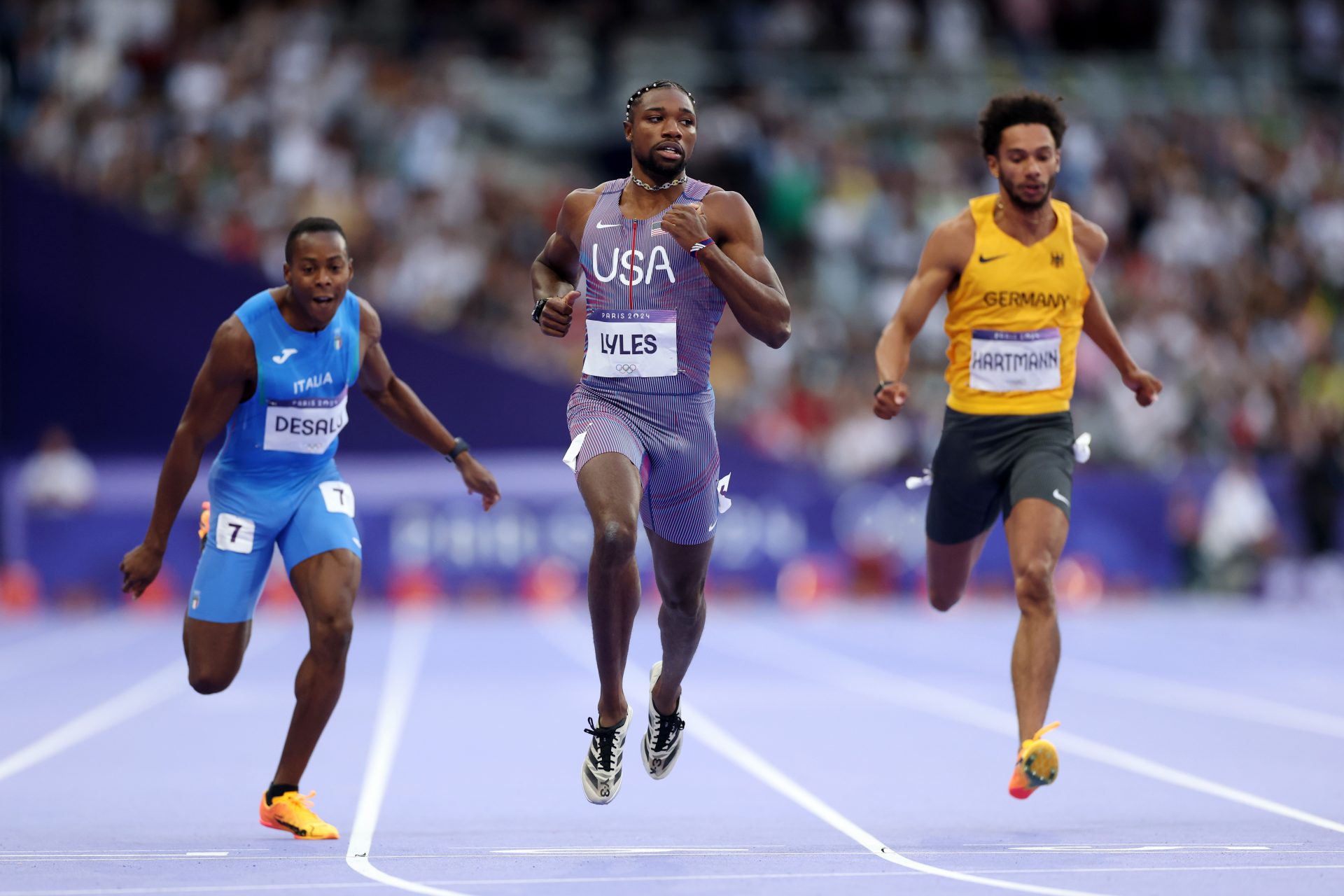 Athletics at the start of the Games