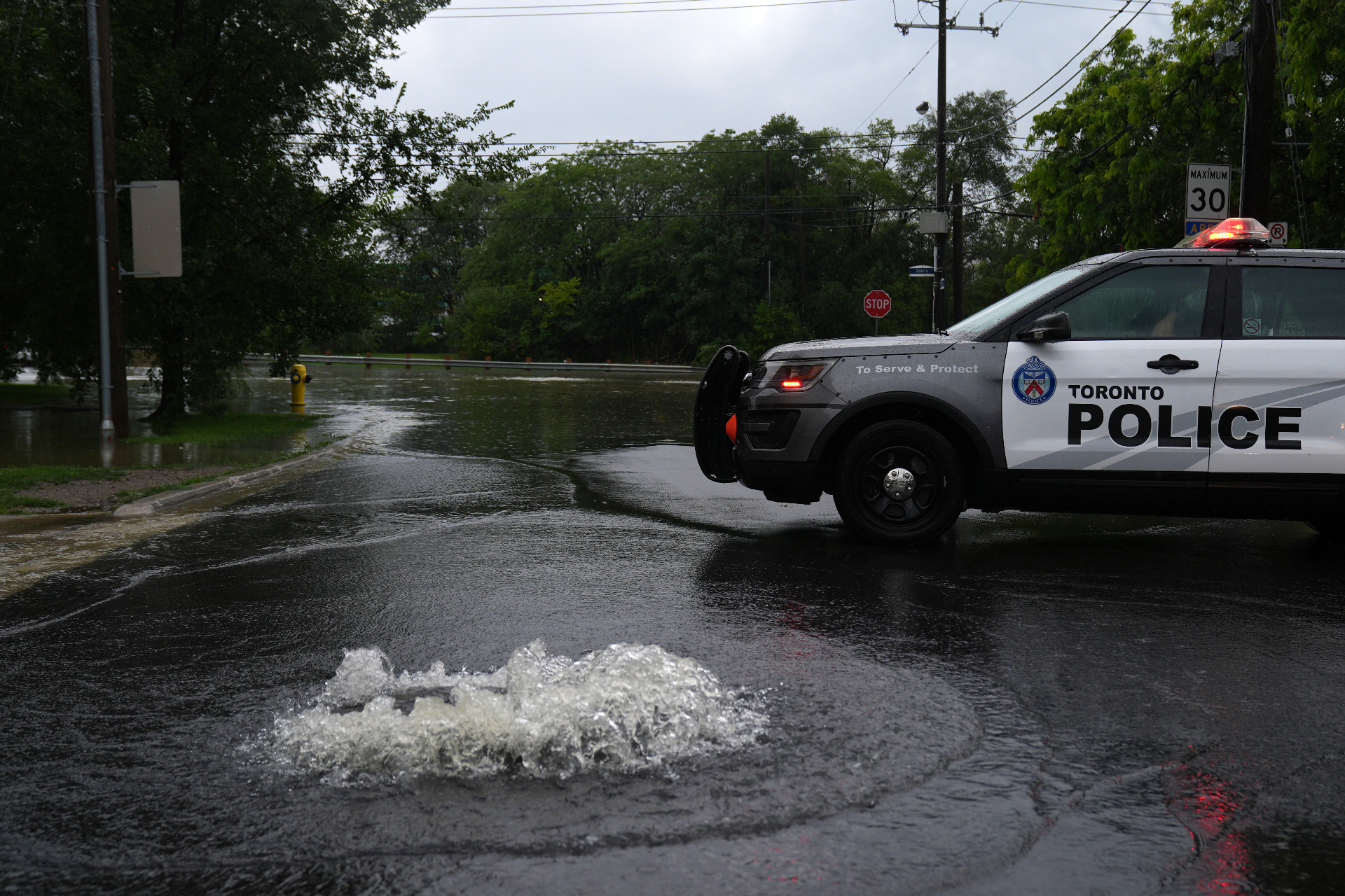 Flooding where is not common 