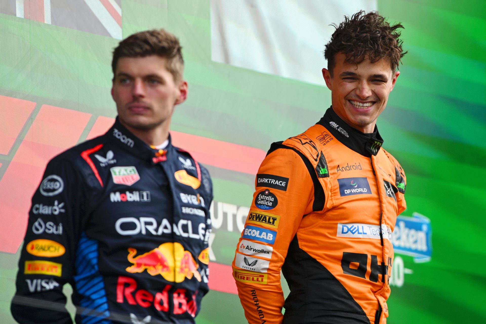 Norris jaagt op Verstappen