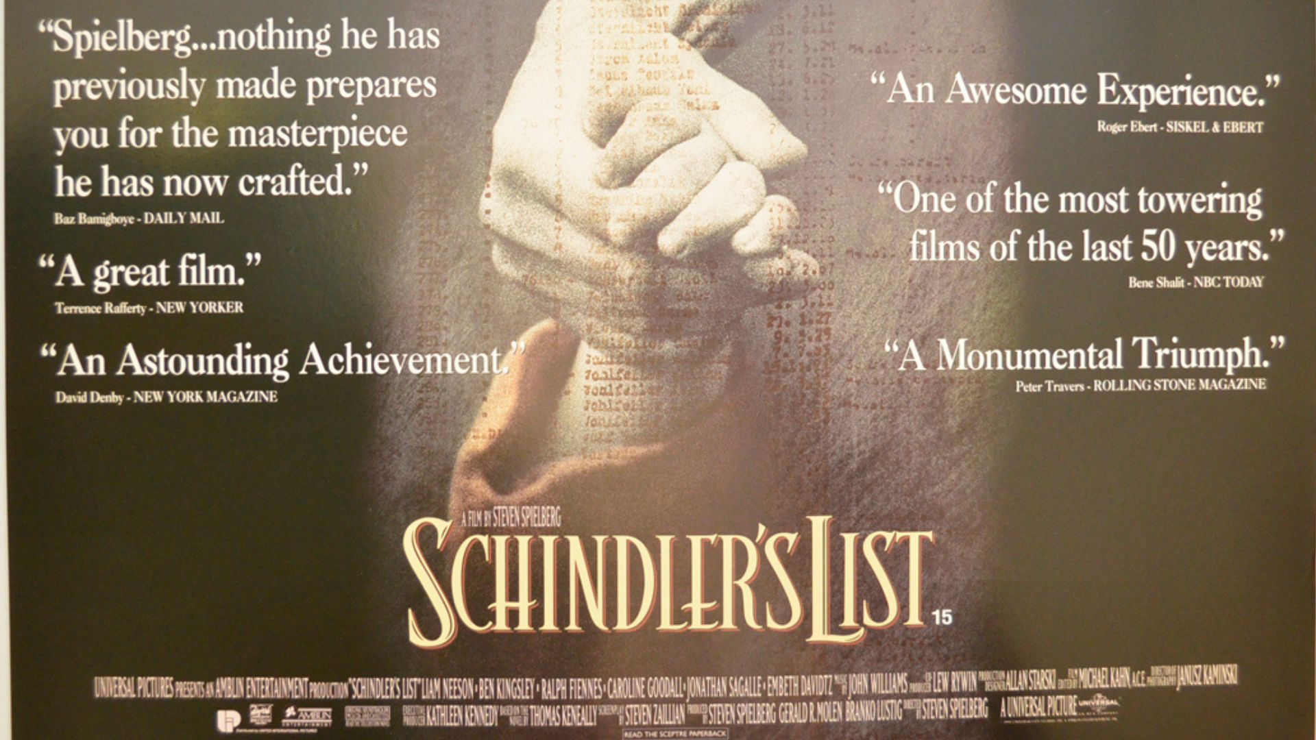 6 - La liste de Schindler, 1993