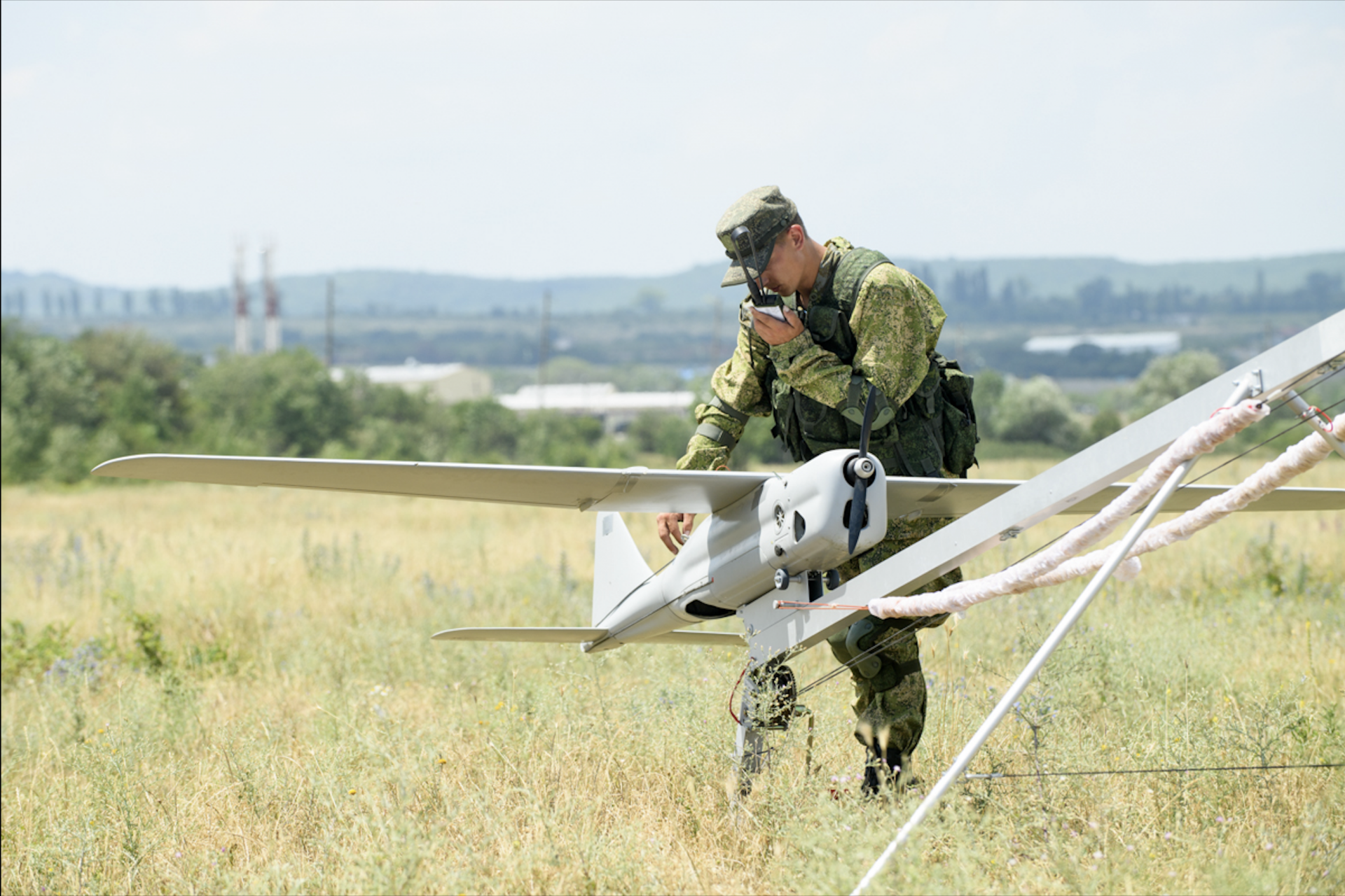 Dron contra dron