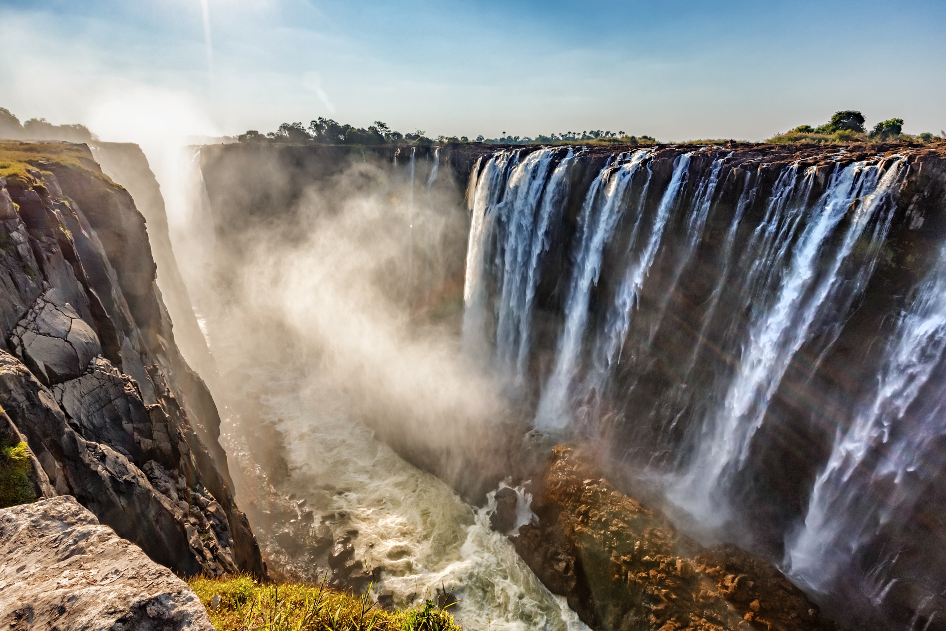 Victoriafälle, zwischen Sambia und Simbabwe 