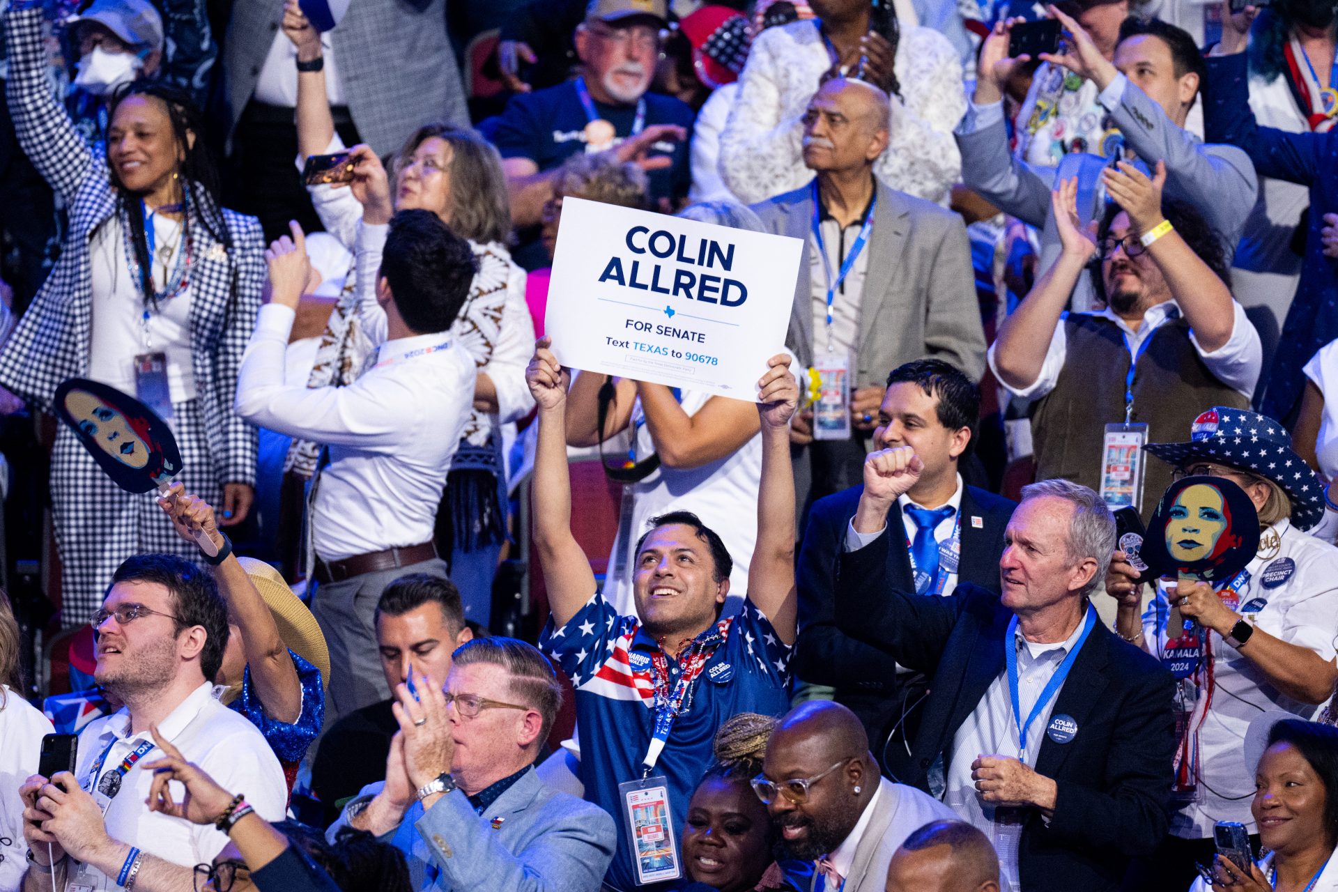 Allred led Cruz for the first time in the race