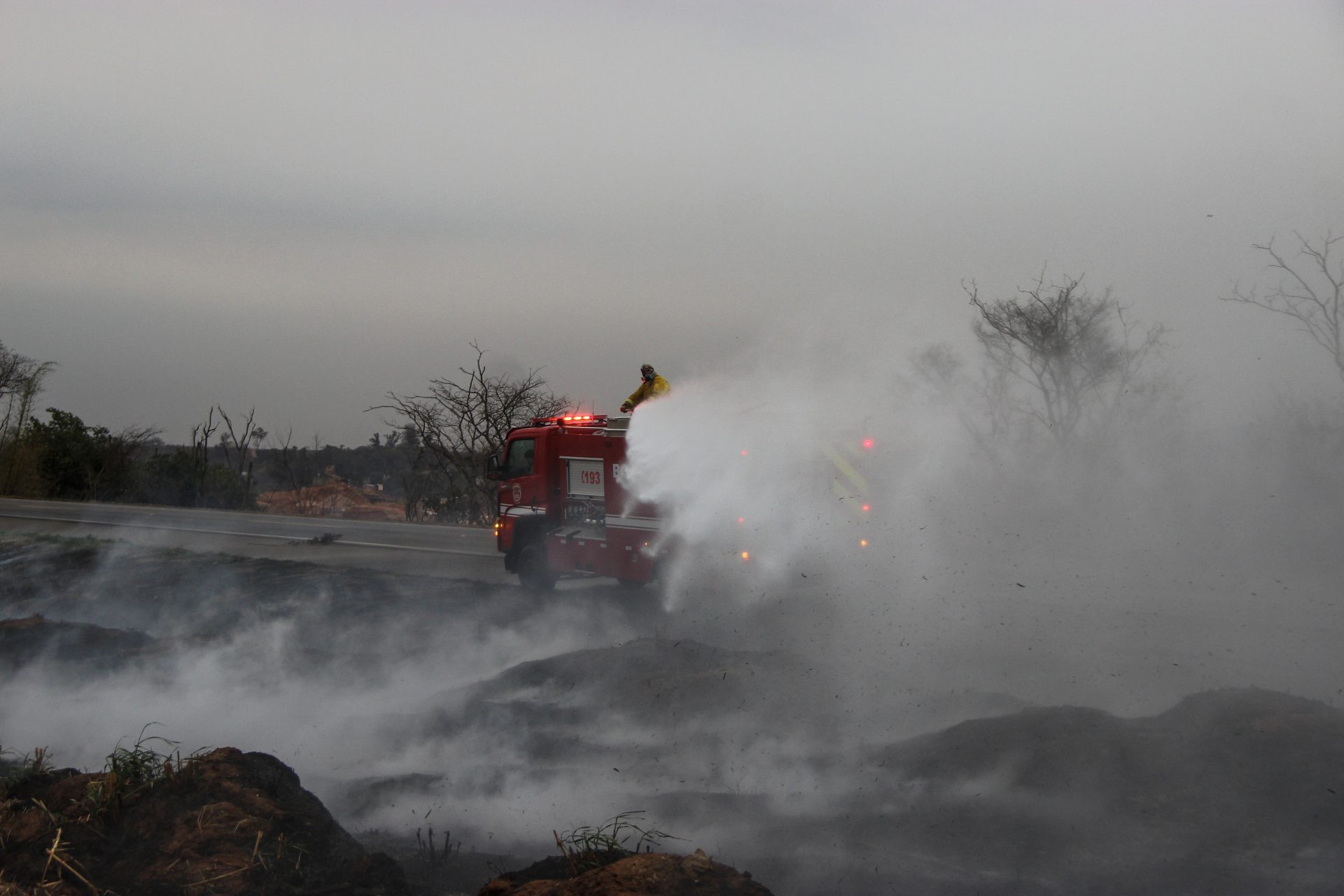 Burning in agricultural areas