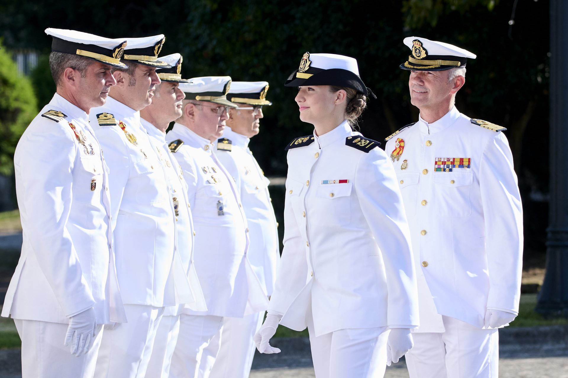 La princesse Leonor est arrivée seule à l'école navale de Marín