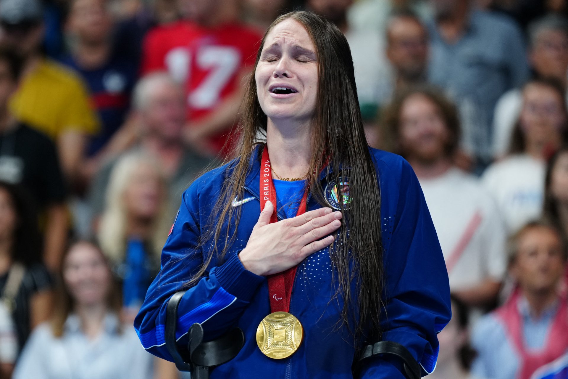 'Utterly devastated': American Paralympian Christie Raleigh Crossley verbally attacked