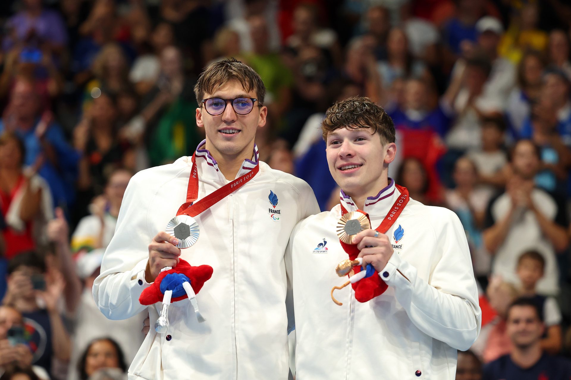 6. Les frères Portal sur le podium