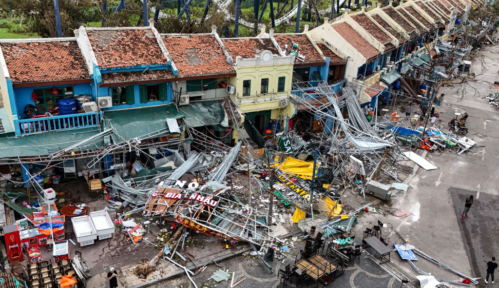 En imágenes: el tifón Yagi deja muerte y destrucción en el norte de Vietnam