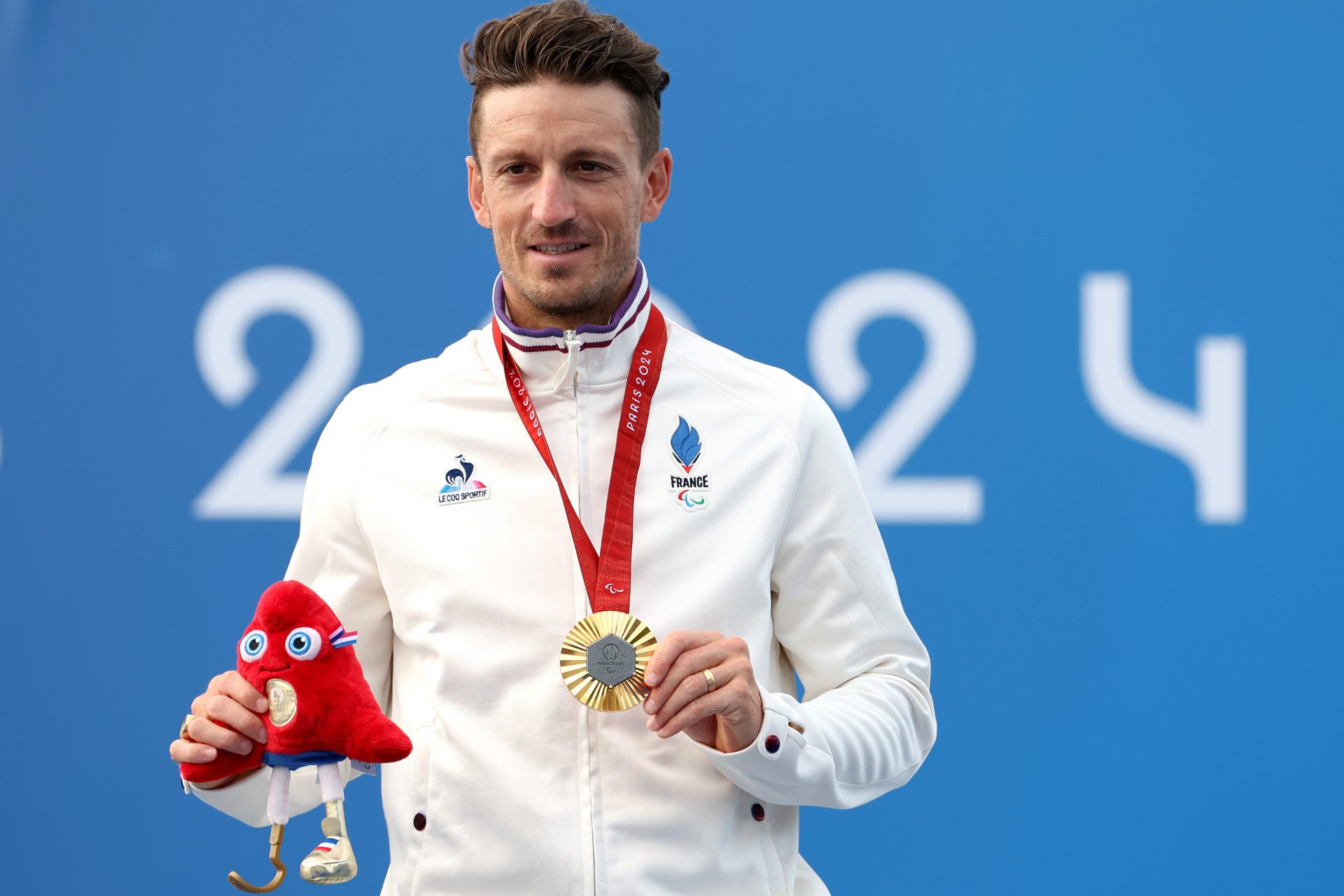 Médaille d'or : Kévin Le Cunff - Para cyclisme CLM C4