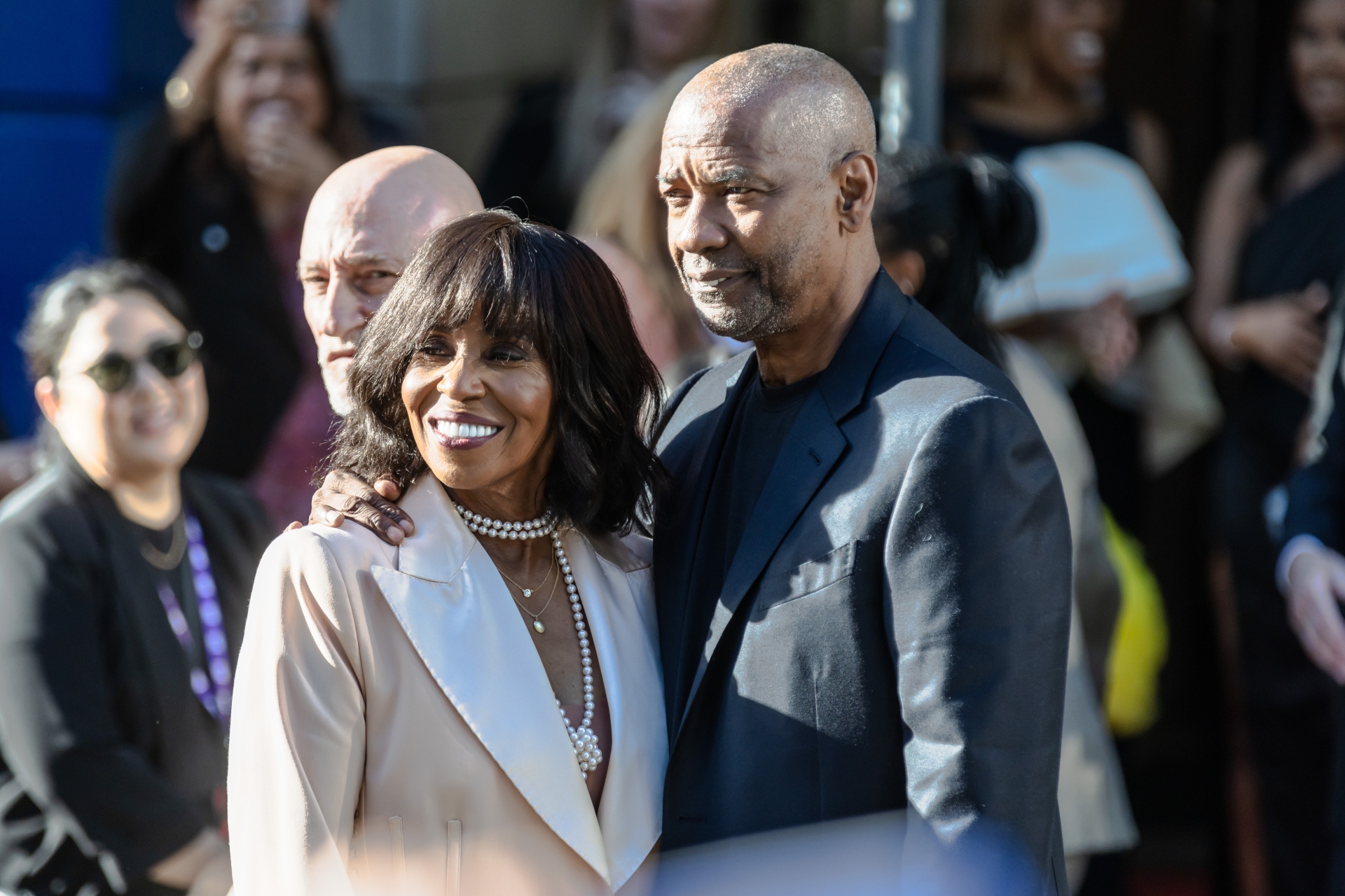 Denzel Washington y Pauletta Pearson