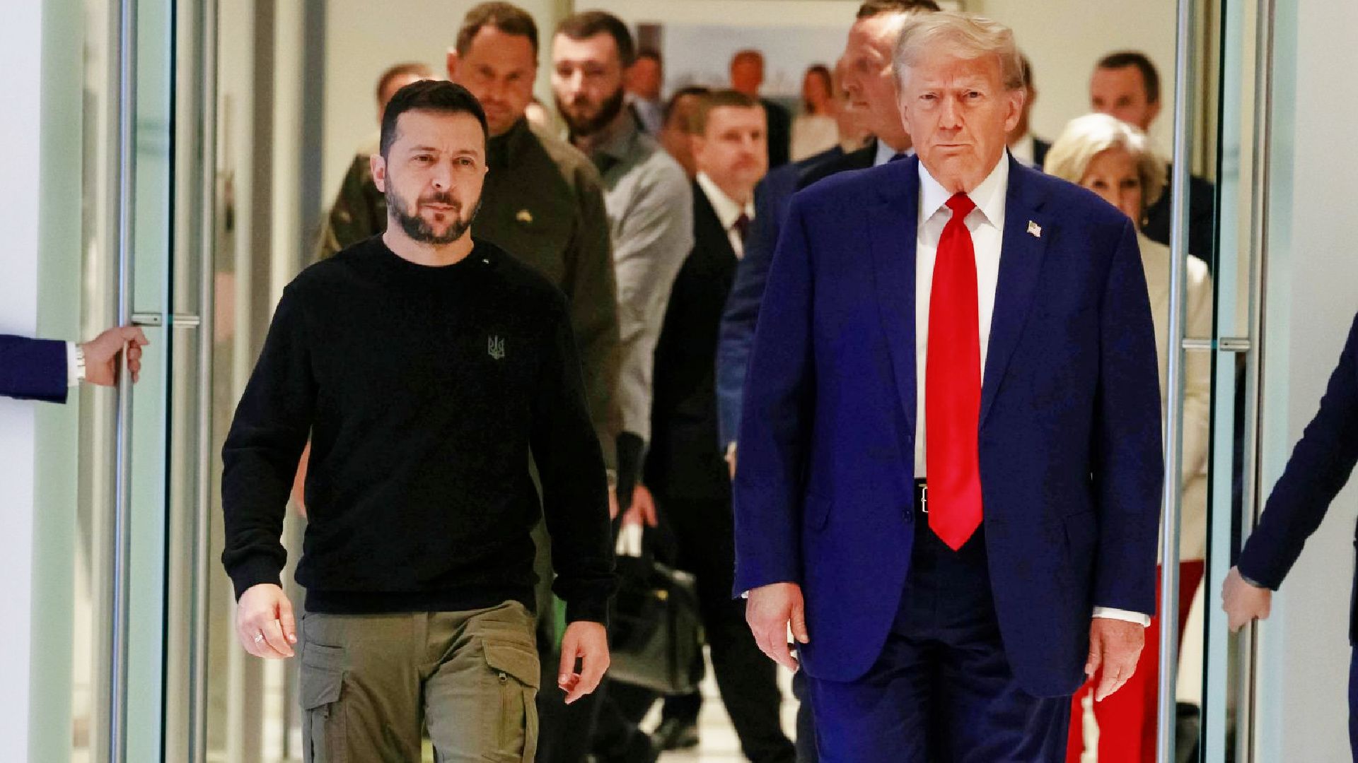 Trump met Zelensky in person and it was awkward