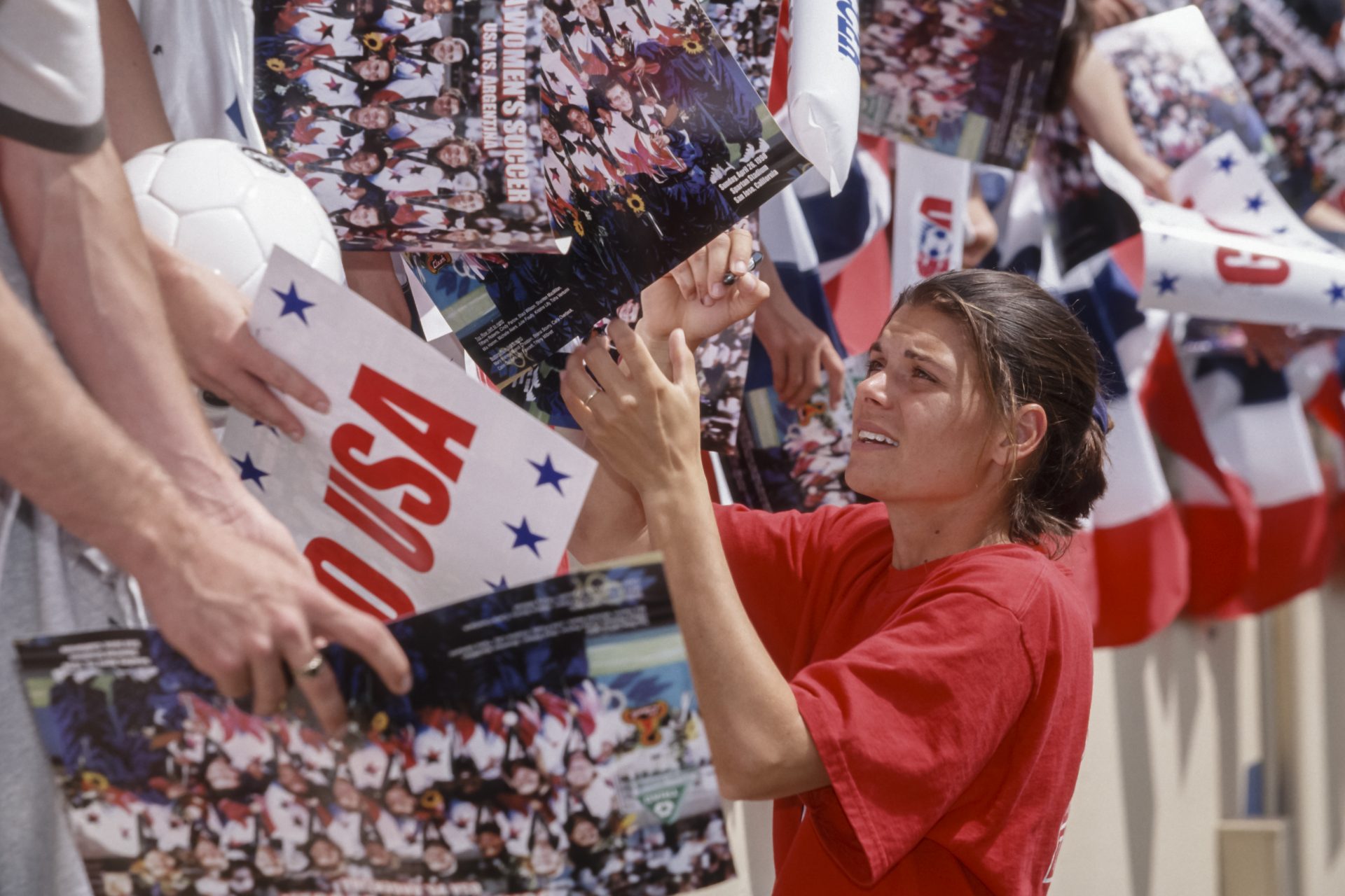 10. Mia Hamm, Football