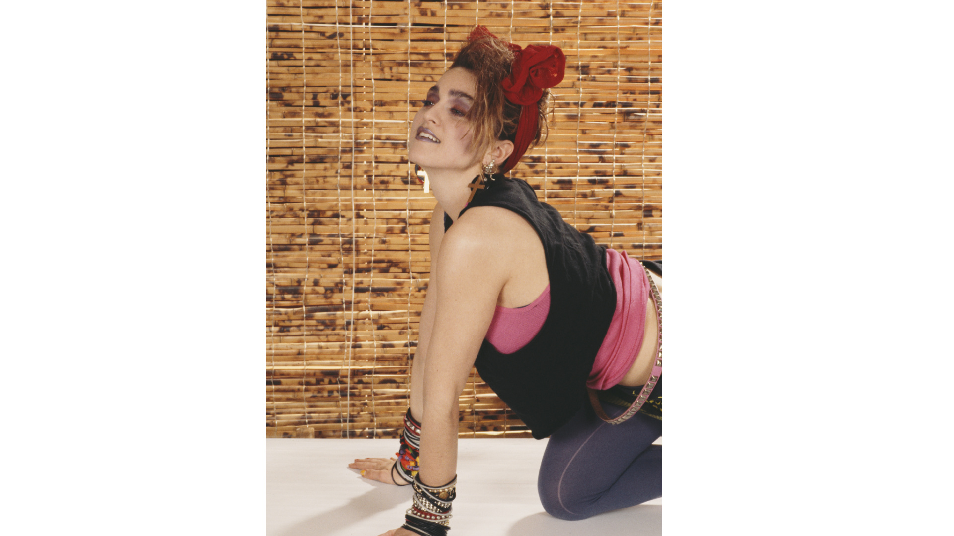 Madonna, ¿haciendo yoga?