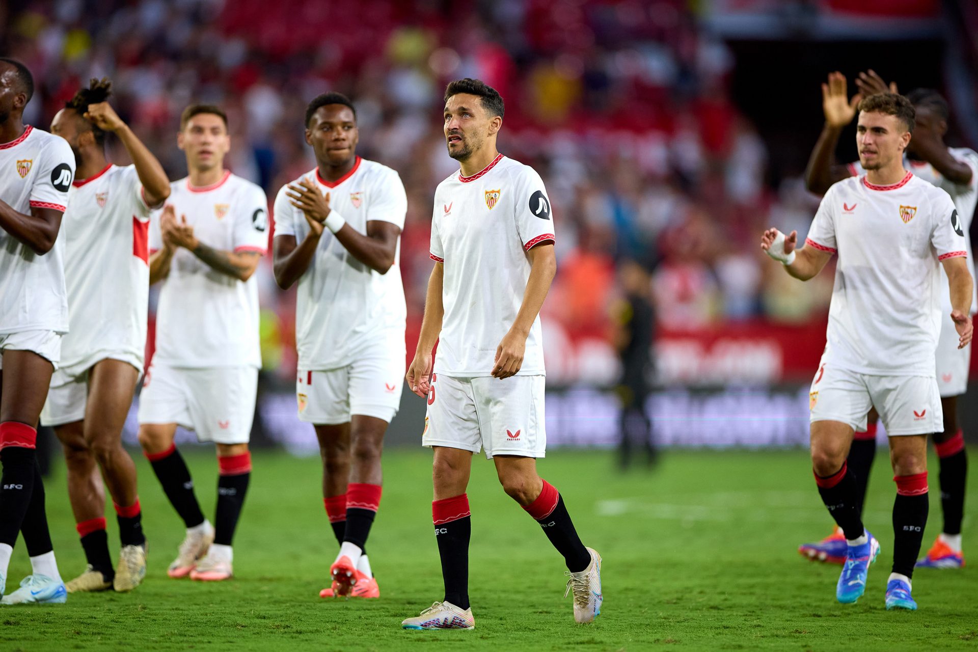 Emocionado ante una afición rendida a sus pies