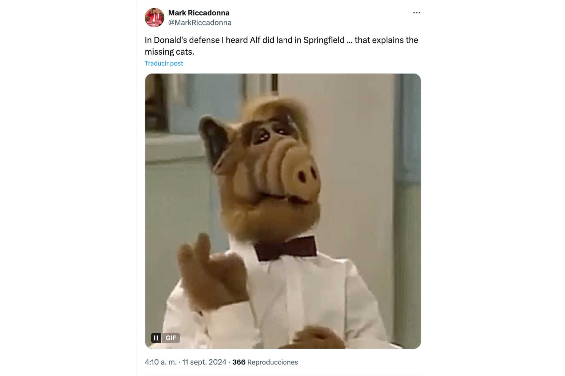 Alf vibes