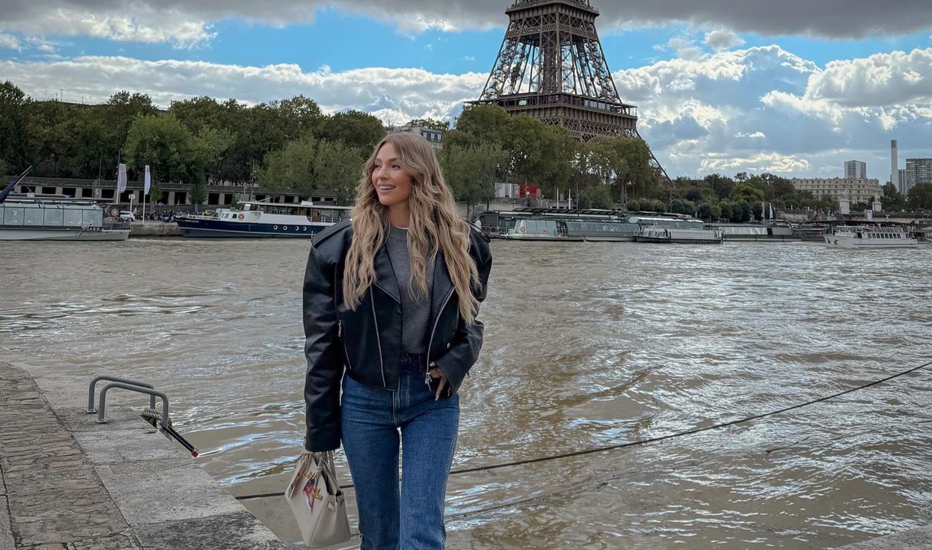 Acudió a la Semana de la Moda en París 