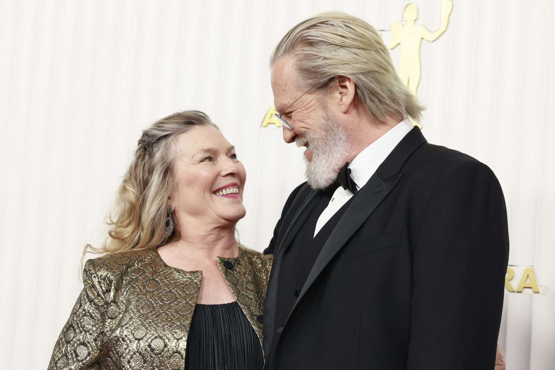 Jeff Bridges and Susan Geston